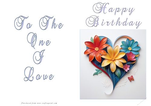 NCJP Floral Birthday Love Card ckcaid1005