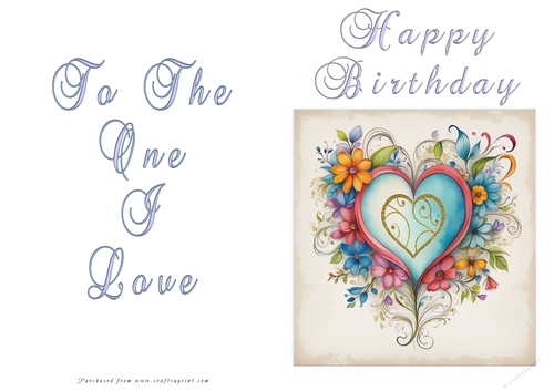 NCJP Floral Birthday Love Card ckcaid1005