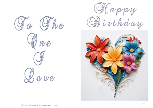 NCJP Floral Birthday Love Card ckcaid1005