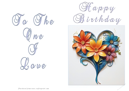 NCJP Floral Birthday Love Card ckcaid1005