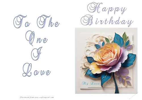NCJP Floral Birthday Love Card ckcaid1005