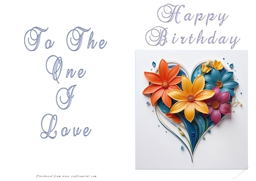 NCJP Floral Birthday Love Card ckcaid1005