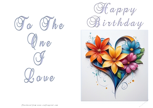NCJP Floral Birthday Love Card ckcaid1005