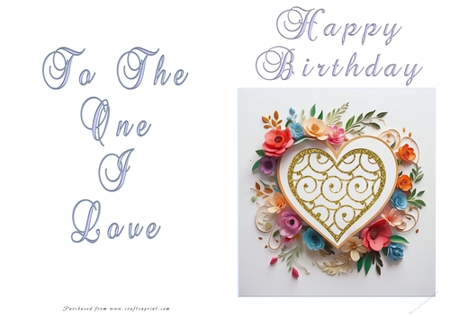 NCJP Floral Birthday Love Card ckcaid1005