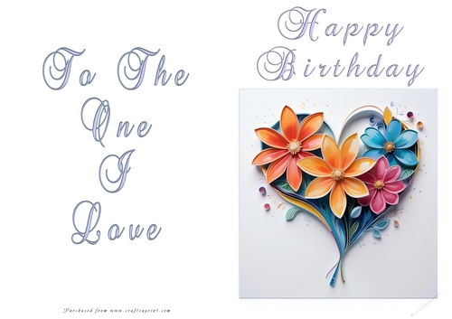 NCJP Floral Birthday Love Card ckcaid1005