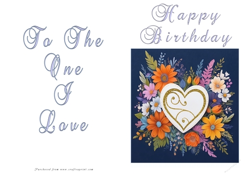 NCJP Floral Birthday Love Card ckcaid1005