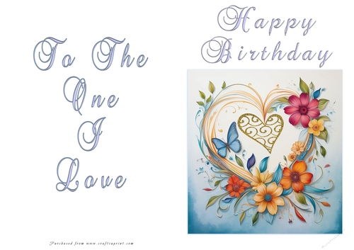 NCJP Floral Birthday Love Card ckcaid1005