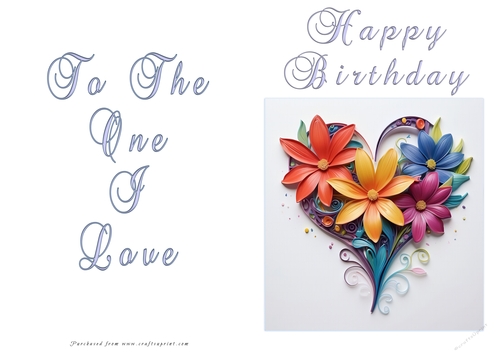 NCJP Floral Birthday Love Card ckcaid1005
