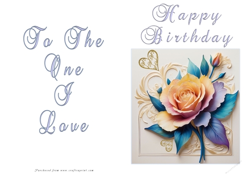 NCJP Floral Birthday Love Card ckcaid1005