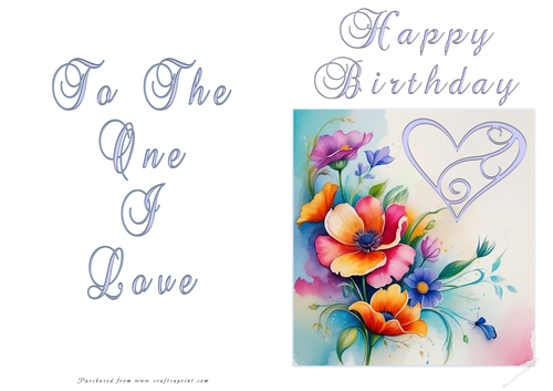 NCJP Floral Birthday Love Card ckcaid1005