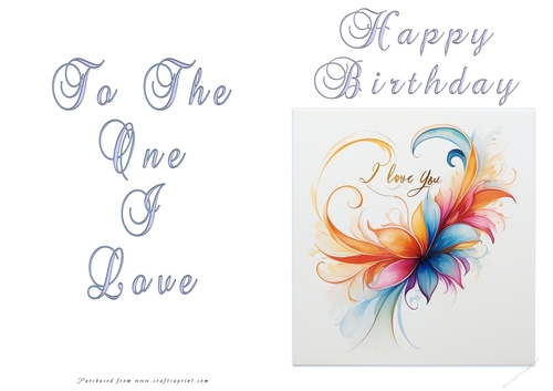 NCJP Floral Birthday Love Card ckcaid1005
