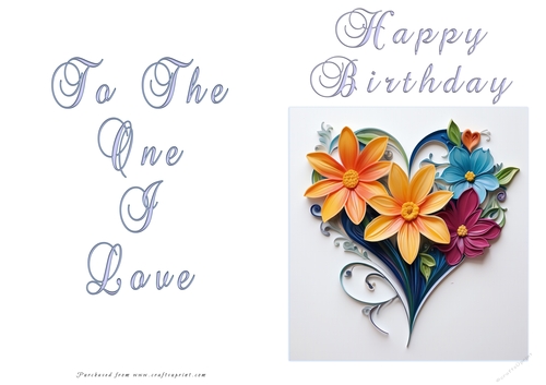 NCJP Floral Birthday Love Card ckcaid1005