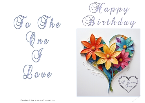 NCJP Floral Birthday Love Card ckcaid1005