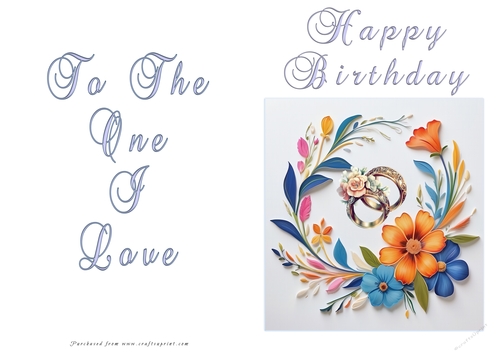 NCJP Floral Birthday Love Card ckcaid1005