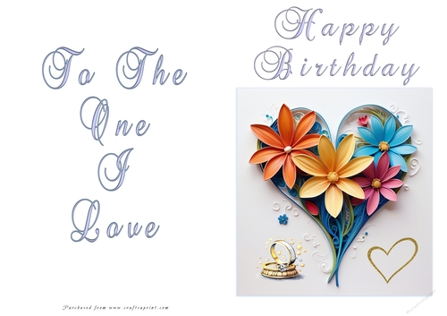 NCJP Floral Birthday Love Card ckcaid1005