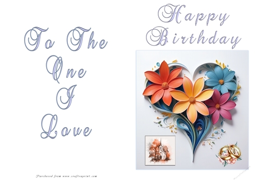 NCJP Floral Birthday Love Card ckcaid1005