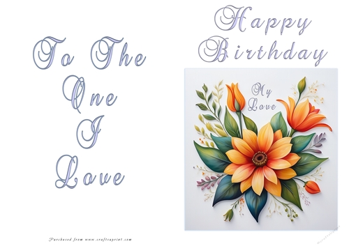 NCJP Floral Birthday Love Card ckcaid1005
