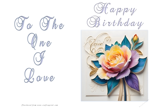 NCJP Floral Birthday Love Card ckcaid1005