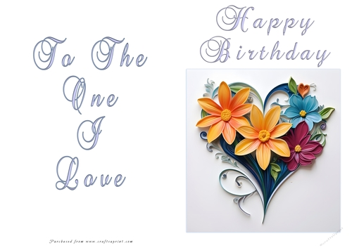 NCJP Floral Birthday Love Card ckcaid1005