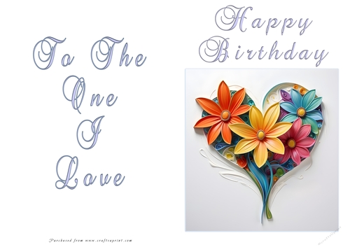 NCJP Floral Birthday Love Card ckcaid1005
