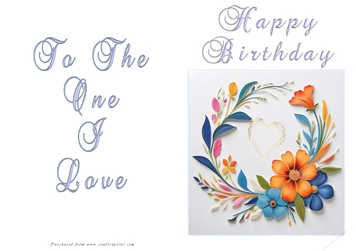 NCJP Floral Birthday Love Card 