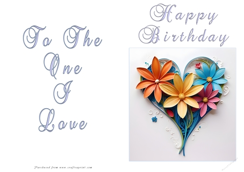 NCJP Floral Birthday Love Card 