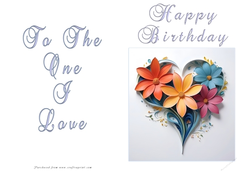 NCJP Floral Birthday Love Card 