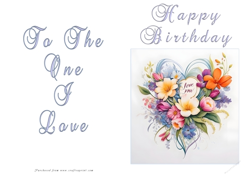 NCJP Floral Birthday Love Card 