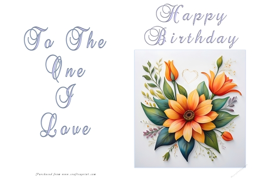 NCJP Floral Birthday Love Card 