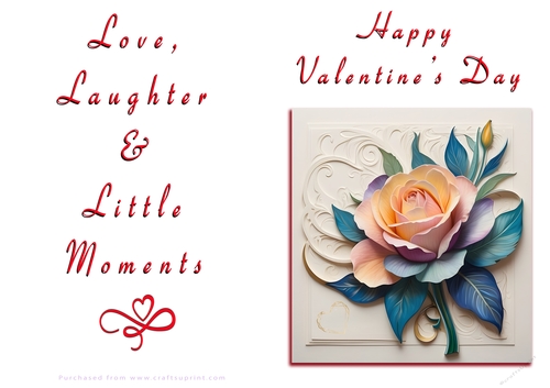NCJP Floral Valentines Love Card 