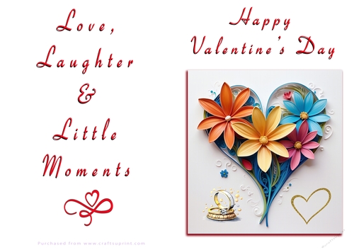 NCJP Floral Valentines Love Card 
