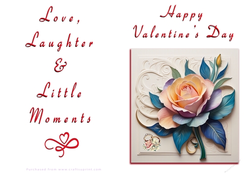 NCJP Floral Valentines Love Card 