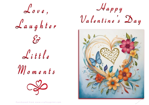 NCJP Floral Valentines Love Card 