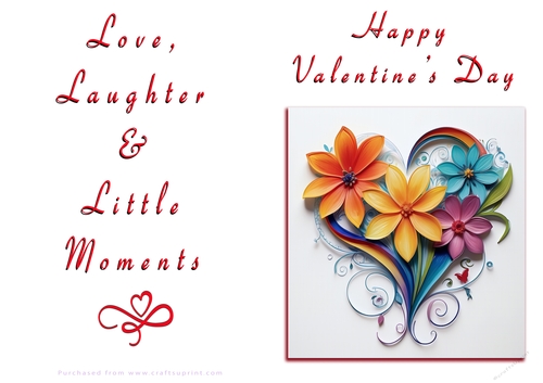 NCJP Floral Valentines Love Card 