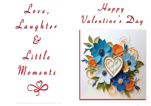 NCJP Floral Valentines Love Card 