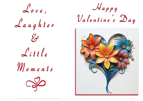NCJP Floral Valentines Love Card 