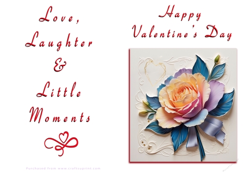NCJP Floral Valentines Love Card 
