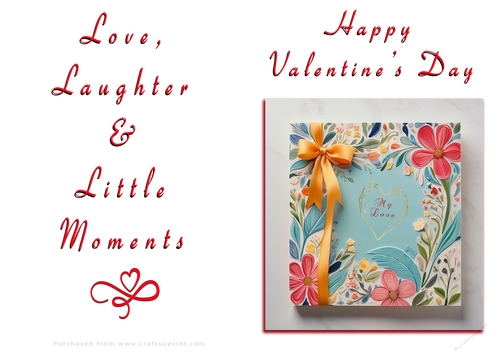 NCJP Floral Valentines Love Card 
