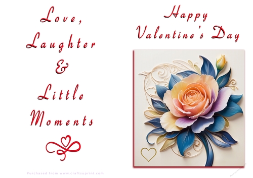 NCJP Floral Valentines Love Card 