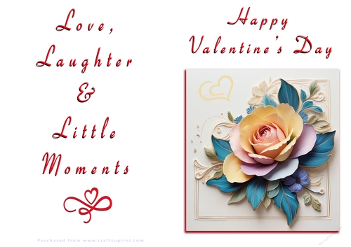 NCJP Floral Valentines Love Card 