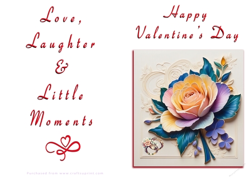 NCJP Floral Valentines Love Card 