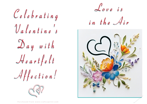 NCJP Floral Valentines Love Card 