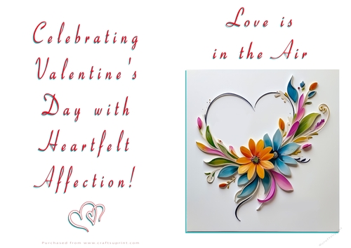 NCJP Floral Valentines Love Card 