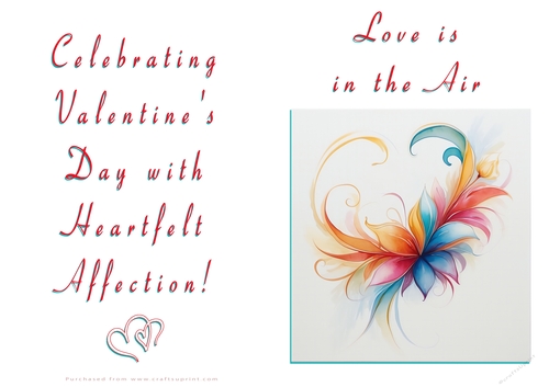 NCJP Floral Valentines Love Card 