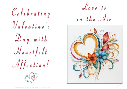 NCJP Floral Valentines Love Card 