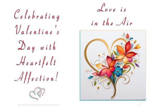 NCJP Floral Valentines Love Card 