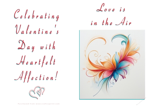 NCJP Floral Valentines Love Card 