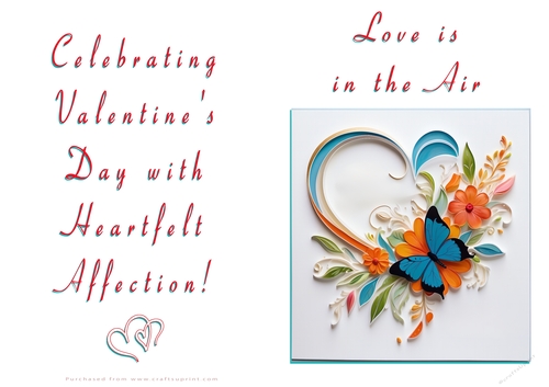 NCJP Floral Valentines Love Card 