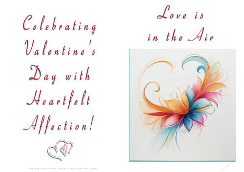 NCJP Floral Valentines Love Card 