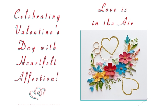 NCJP Floral Valentines Love Card 